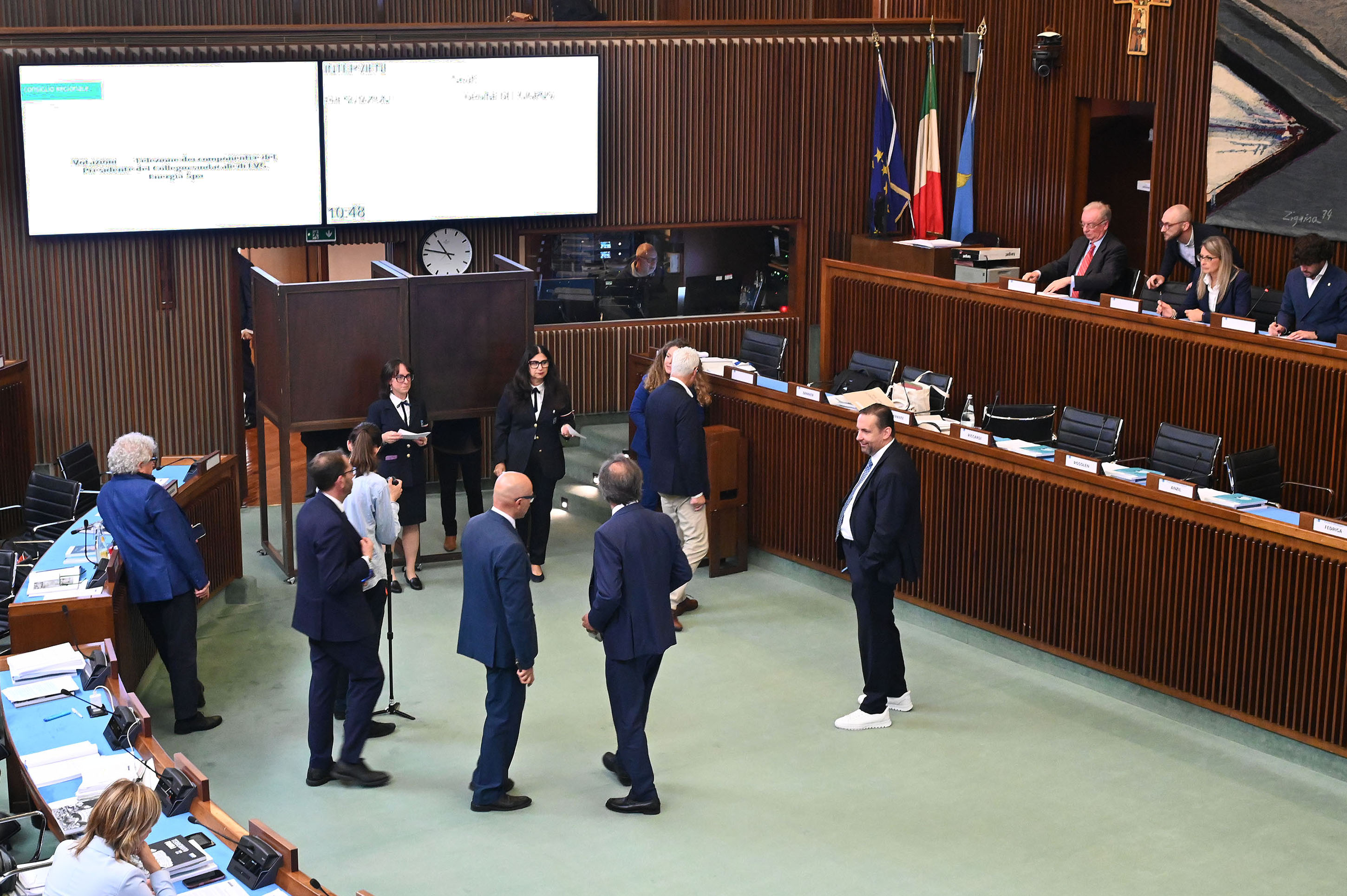 FVG ENERGIA. AULA CONFERMA COLLEGIO SINDACALE CON DE LUCA PRESIDENTE